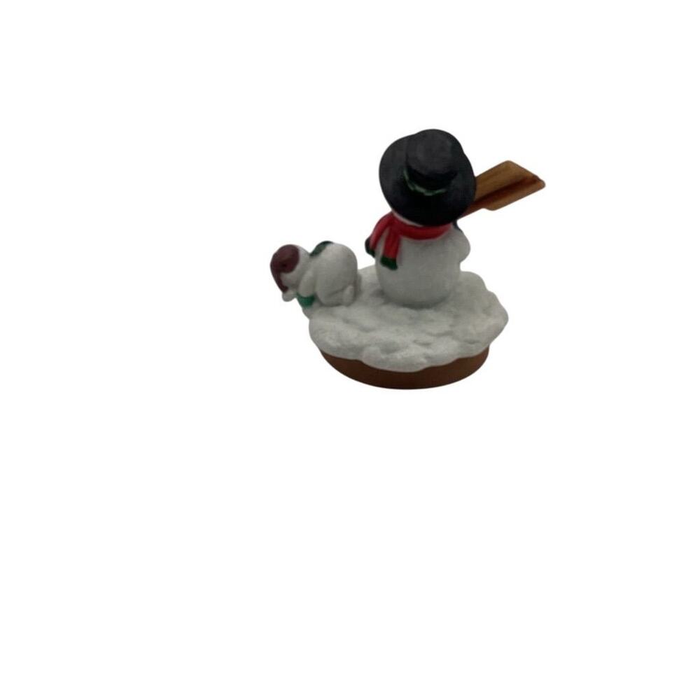 Vintage "Let It Snow"‎ Snowman Figurine Christmas Decor - Picture 2 of 7